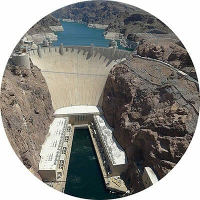 Hoover Dam hydroelectricity generation plant